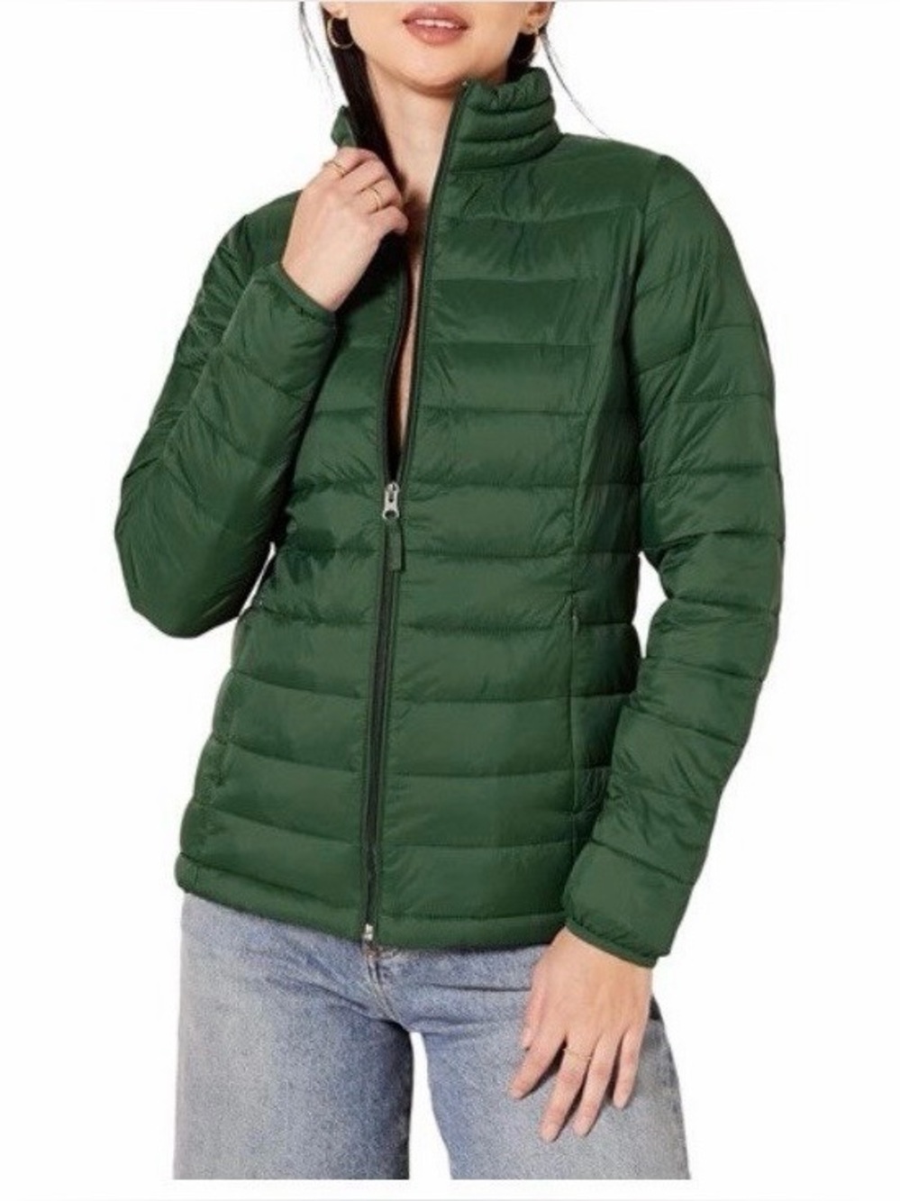 Lightweight WaterResistant Packable Puffer, XS